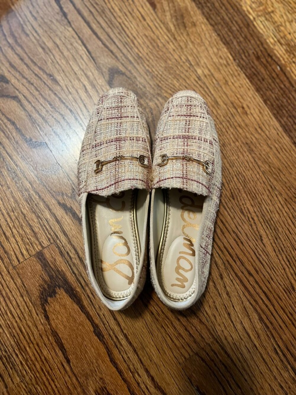 Sam Edelman Tweed Loafers - Size 8.5